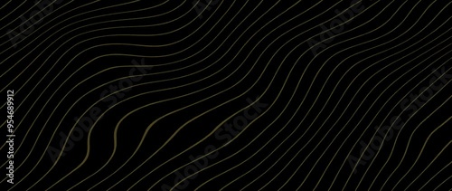 yellow obstract wavy backround 