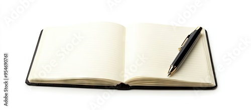 diary set against a white b...