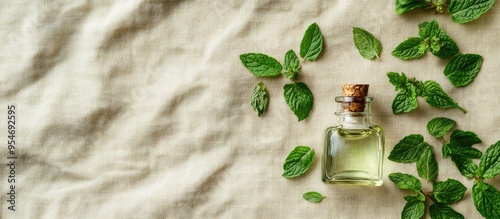 Organic mint essential oil ...