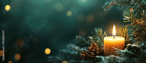 Festive backdrop with a Chr...