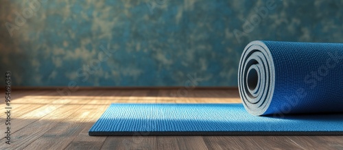 Yoga mat rolls. with copy s...