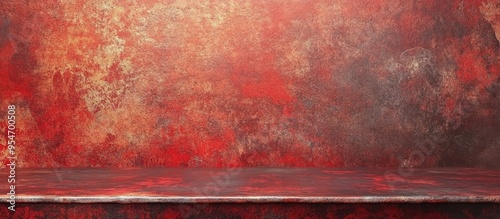 Background of a red and rus...