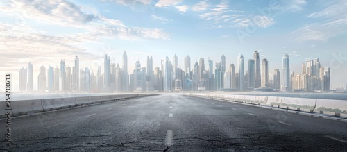 Panoramic city skyline and ...