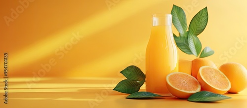 Orange juice decorated with...