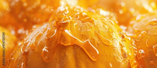 Closeup of pumpkin texture ...