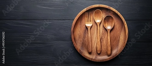 Vintage silverware Rustic v...