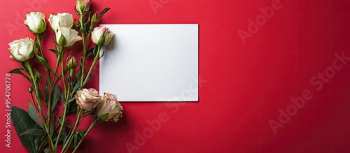 A blank card featuring fres...