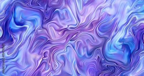 A vibrant abstract swirl of purple and blue hues, creating a fluid and dynamic visual texture.