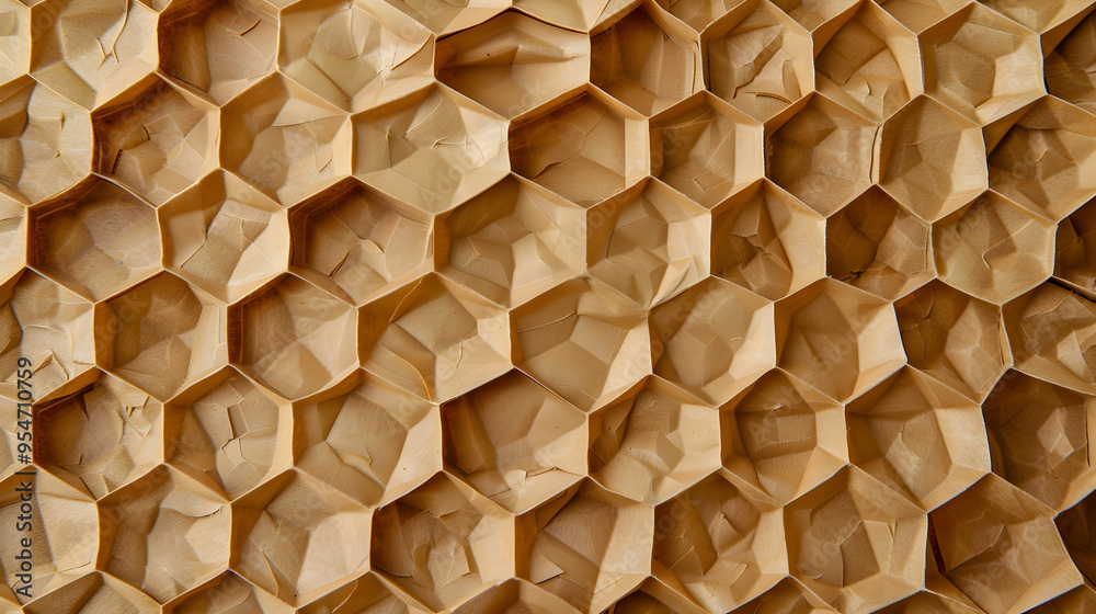 Eco friendly brown paper honeycomb texture wrap background for product packaging parcel carton box Eco friendly brown paper honeycomb texture wrap background for product packaging parcel carton box