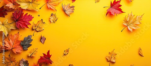 Autumn festive backdrop fea...