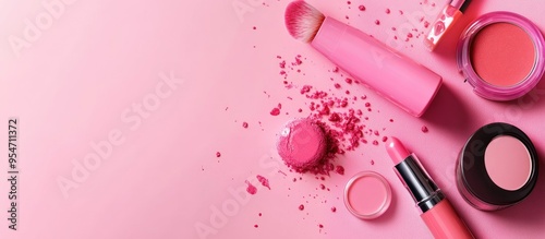 Various vibrant beauty prod...
