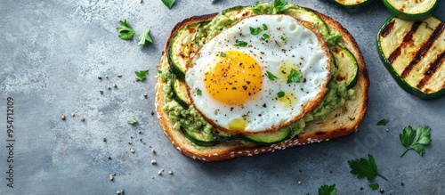 Breakfast Toast topped with...