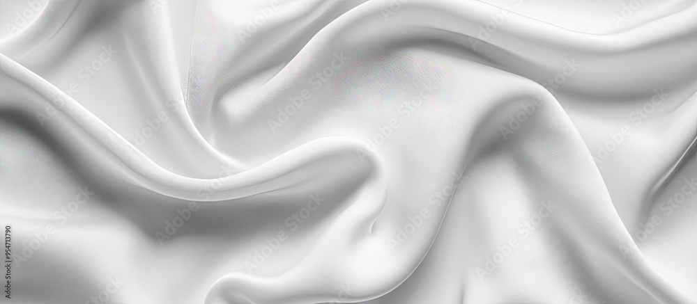 Obraz premium white fabric texture. with copy space image. Place for adding text or design