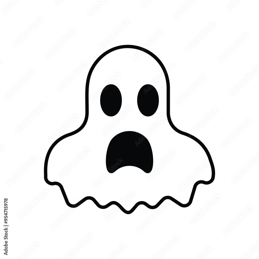 Ghost icon vector stock illustration Ghost icon vector stock illustration