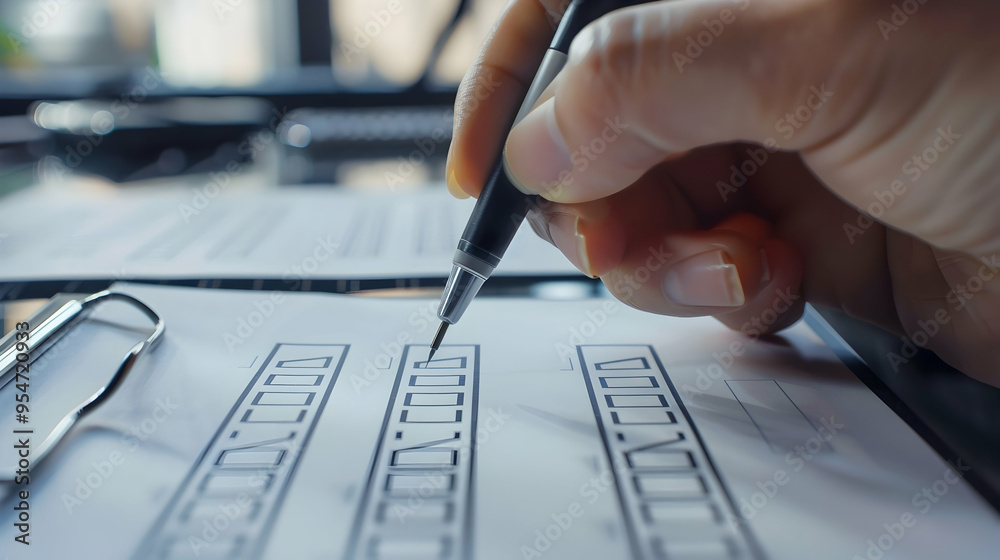 checklist concept, online questionnaire with checkboxes, online exam, filling survey form, questionnaire document to answer questions of test checklist concept, online questionnaire with checkboxes, online exam, filling survey form, questionnaire document to answer questions of test