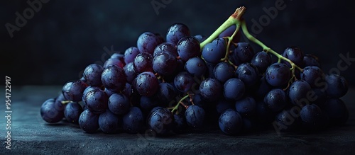 Still life featuring grapes...