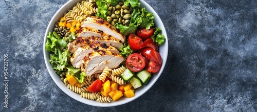 Healthy lunch bowl featurin...