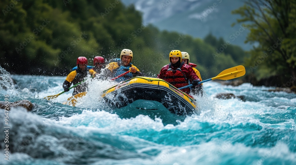 Rafting. A group of people rafting down a whitewater river. Rafting and whitewater rafting. An extreme sport. A group sport. Rafting. A group of people rafting down a whitewater river. Rafting and whitewater rafting. An extreme sport. A group sport.