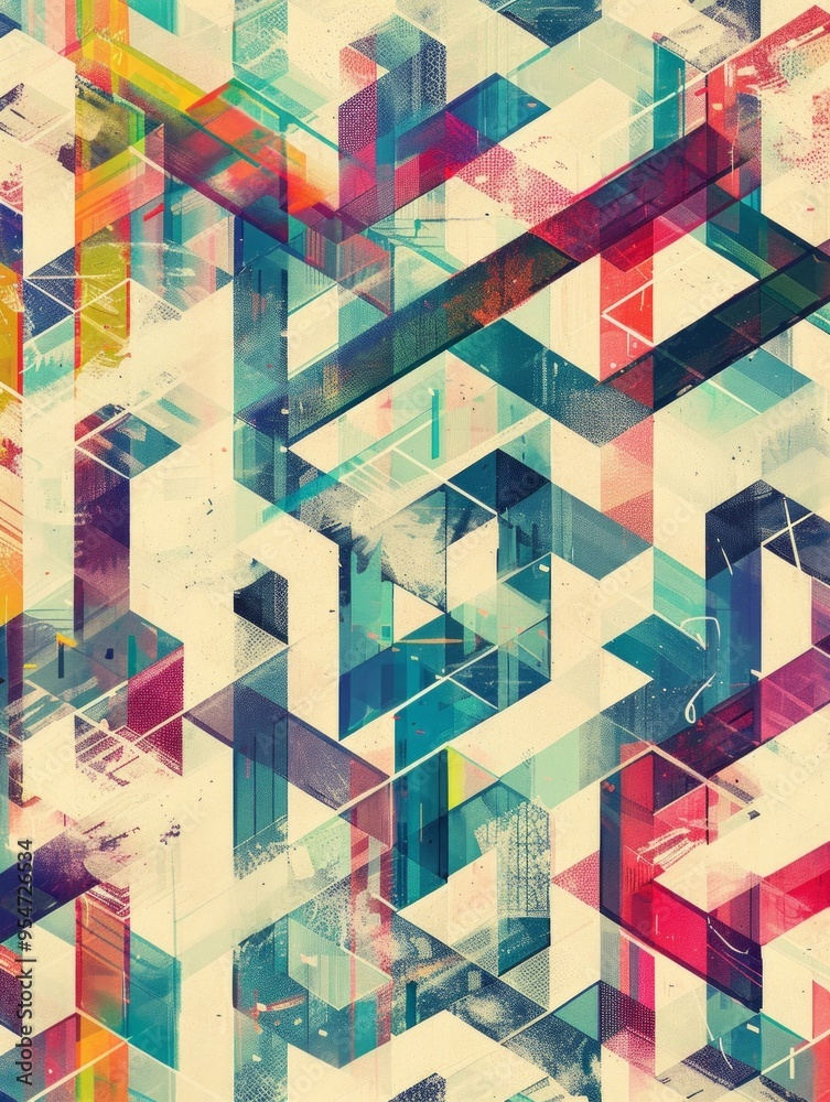 Naklejka premium A light background with multicolored lines