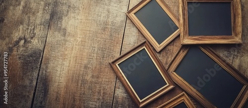 Retro vintage empty photo f...
