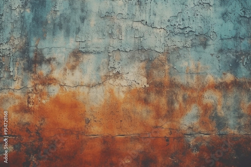 Stain the rustic texture of the concrete wall of the background image