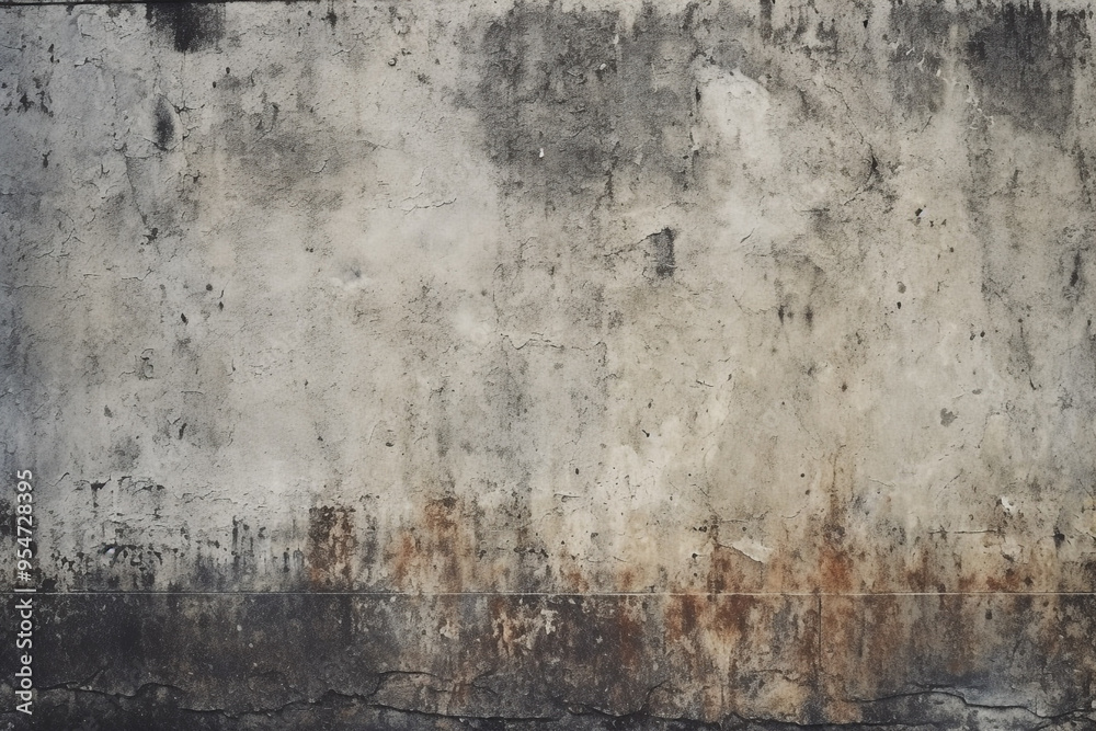 Obraz premium A close up photo showcasing the intricate pattern of a gray and brown wall, with a blurred background of a freezing winter landscape
