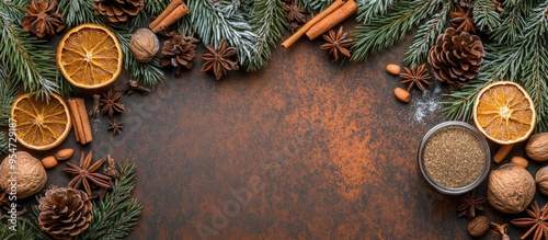 Christmas backdrop featurin...