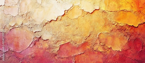Color textured plaster wall...