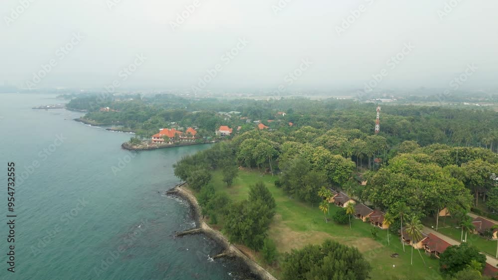 Fresh Blue Banten Beach With Polluted Sky Indonesia Pantai Tanjung Tum Anyer 60FPS 4K Fresh Blue Banten Beach With Polluted Sky Indonesia Pantai Tanjung Tum Anyer 60FPS 4K