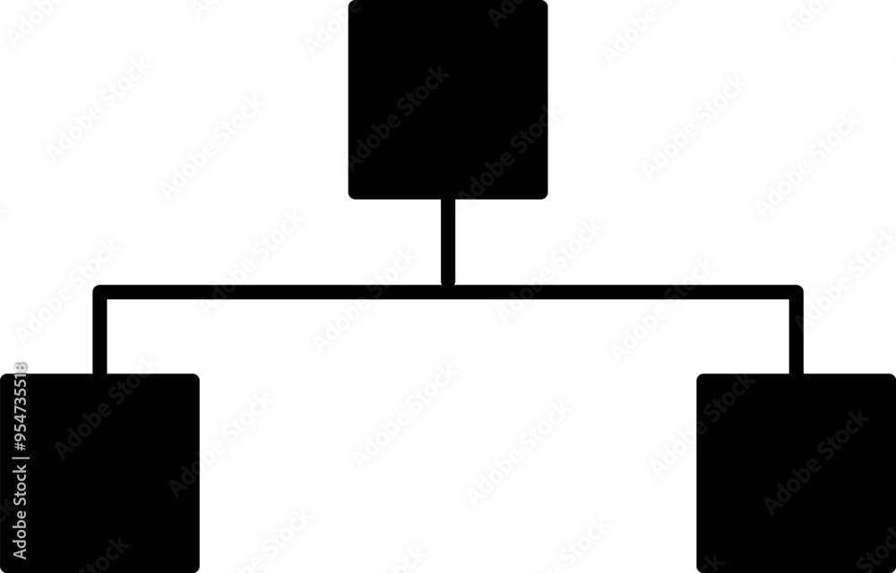 Flowchart. Hierarchy vector icons. Org chart. Organizational flow. Vector Flowchart. Hierarchy vector icons. Org chart. Organizational flow. Vector