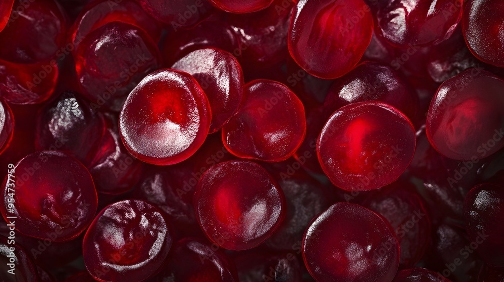 Macro Photography of Red Blood Cells in Various Stages of Formation Ideal for Scientific Medical or Educational Purposes Macro Photography of Red Blood Cells in Various Stages of Formation Ideal for Scientific Medical or Educational Purposes