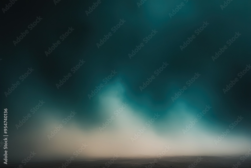 Fototapeta premium Ravenous Haze Abstraction with Deep Teal and Blurred Texture