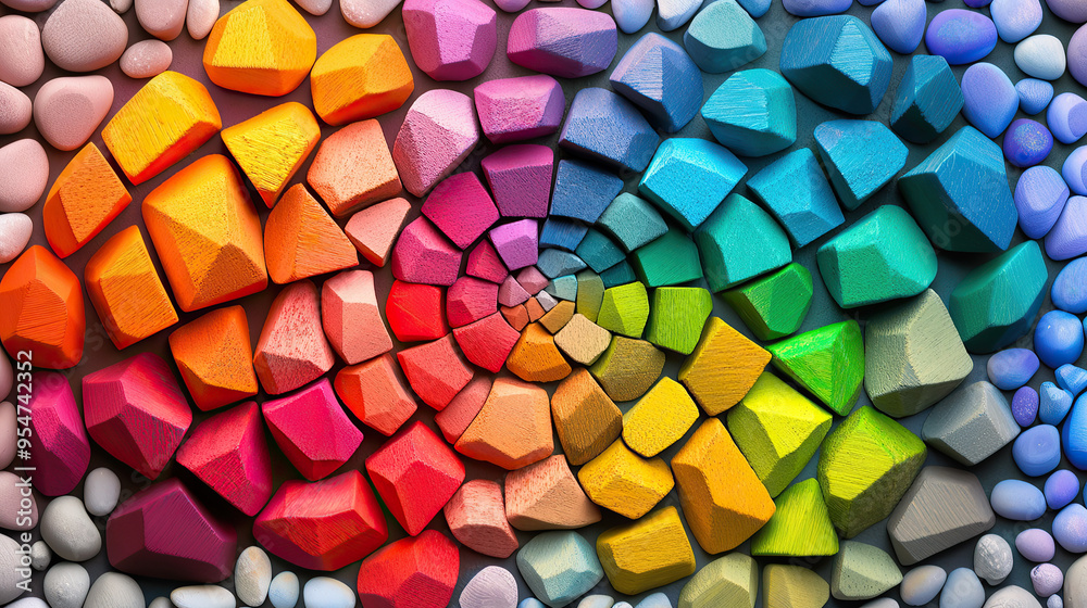 Fototapeta premium Abstract colorful background