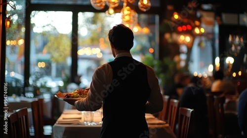 Cozy Pub Evening with Warm Lighting and Blurred Patrons