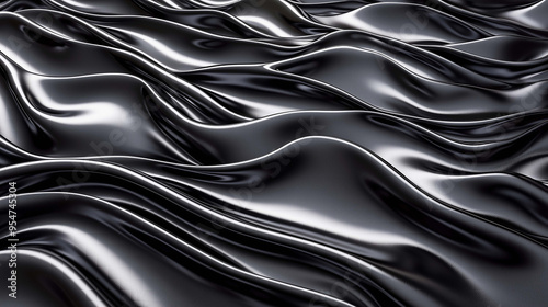 Allure of Gloss, Transform Your Designs with Deep, Shiny Black Background