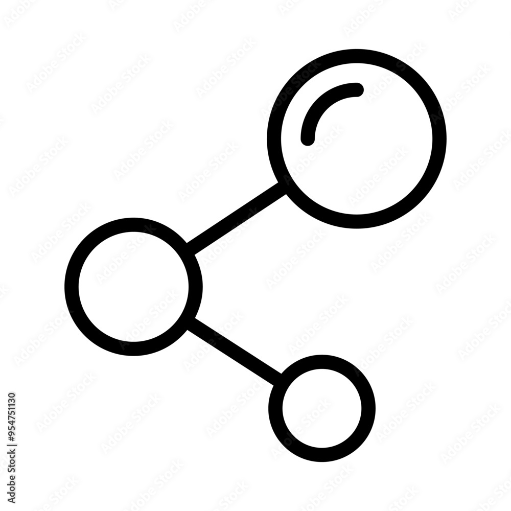 link, connect, data structure icon in thin line style vector illustration graphic design link, connect, data structure icon in thin line style vector illustration graphic design