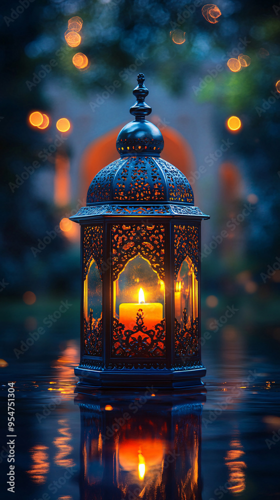 Artificial Intelligence. Fanus Lantern for Ramadan. Artificial Intelligence. Fanus Lantern for Ramadan.