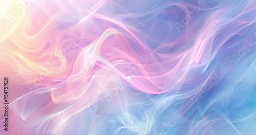 Wallpaper Mural A soft, ethereal blend of pastel colors creating a dreamy, abstract background. Torontodigital.ca