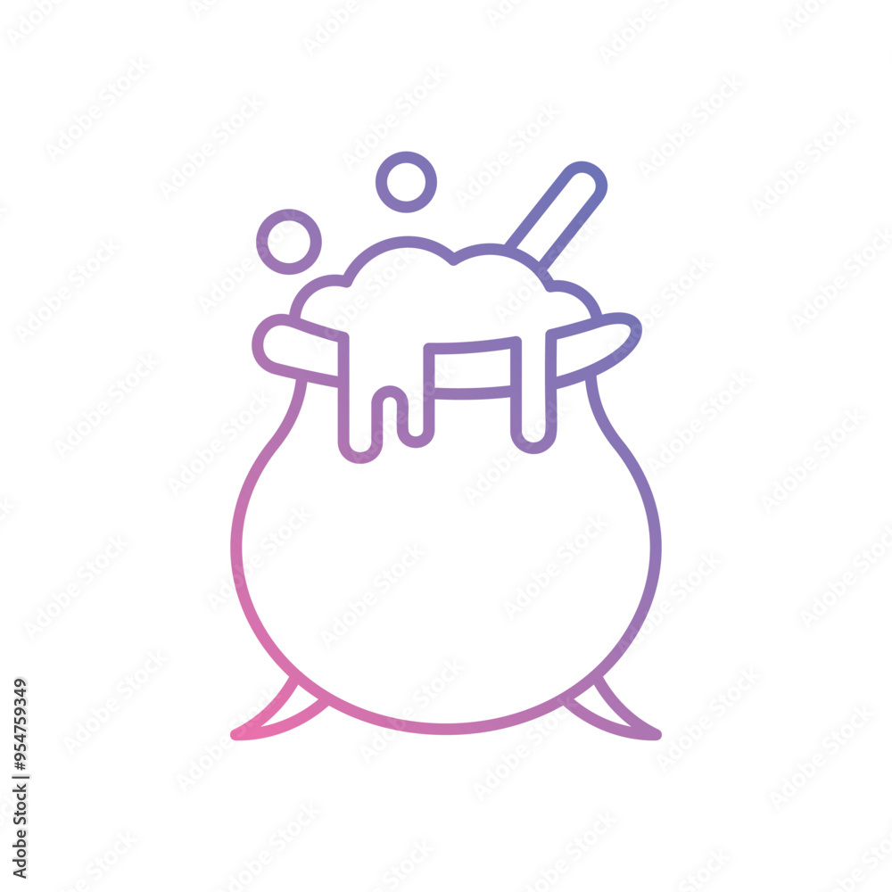 Witches Brew icon vector stock illustration