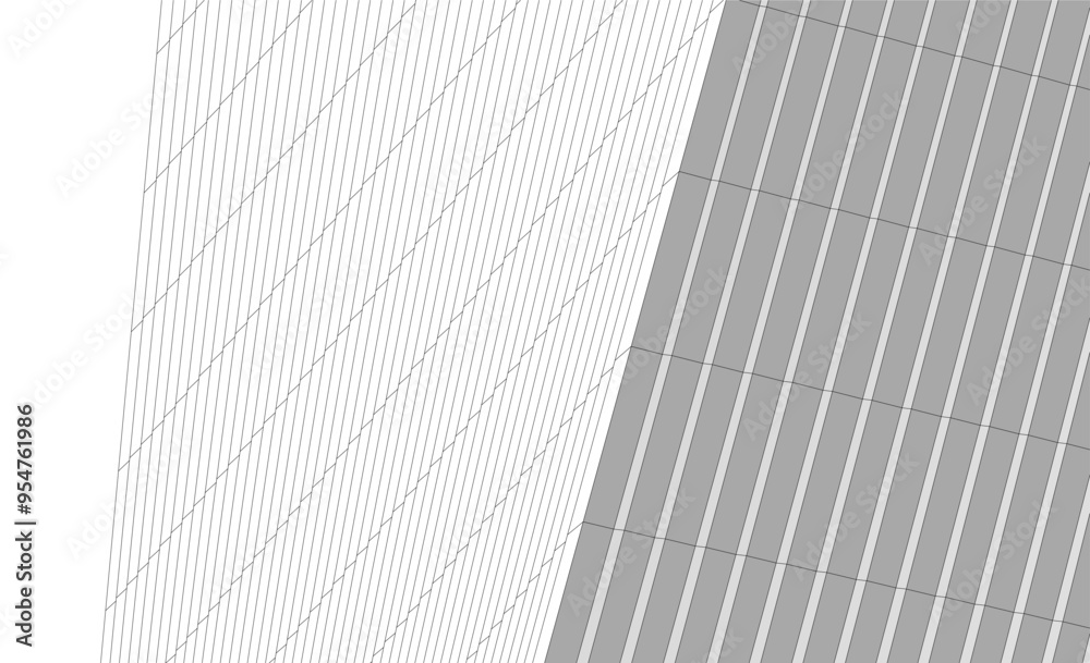 Architectural background vector 3d illustration on white background Architectural background vector 3d illustration on white background