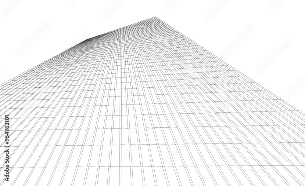 Architectural background vector 3d illustration on white background Architectural background vector 3d illustration on white background