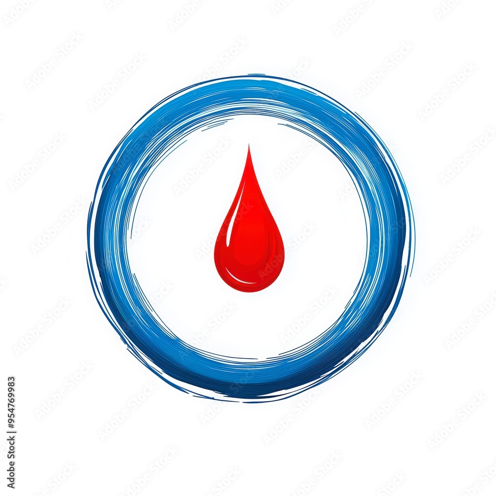 World Diabetes Day awareness campaign with a red drop symbol World Diabetes Day awareness campaign with a red drop symbol