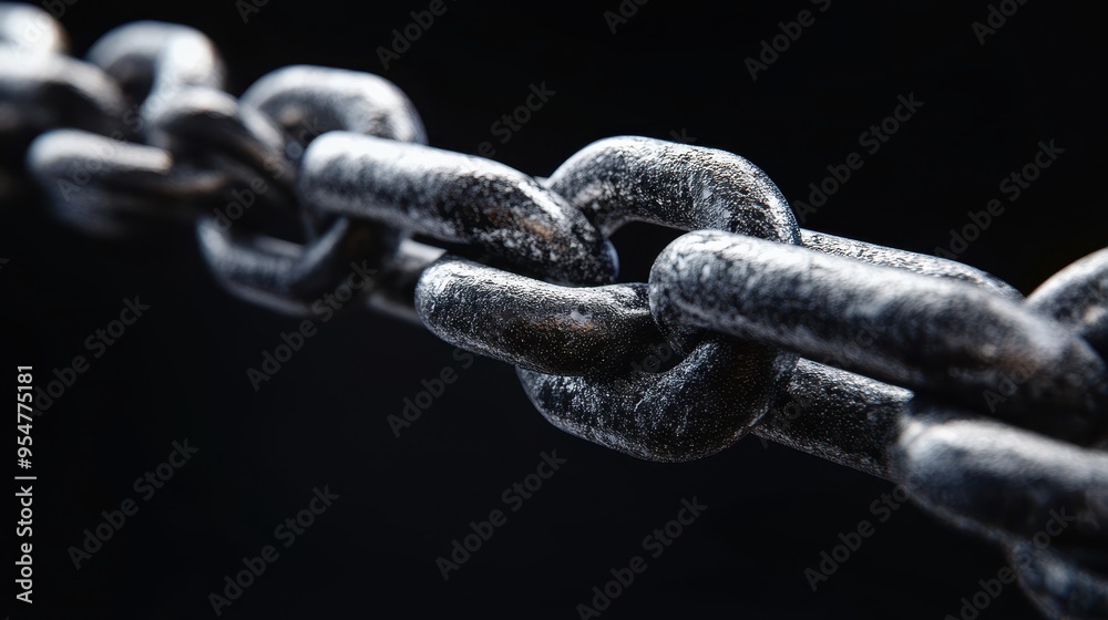 Rugged Steel Chain: A Study in Strength and Resilience Rugged Steel Chain: A Study in Strength and Resilience