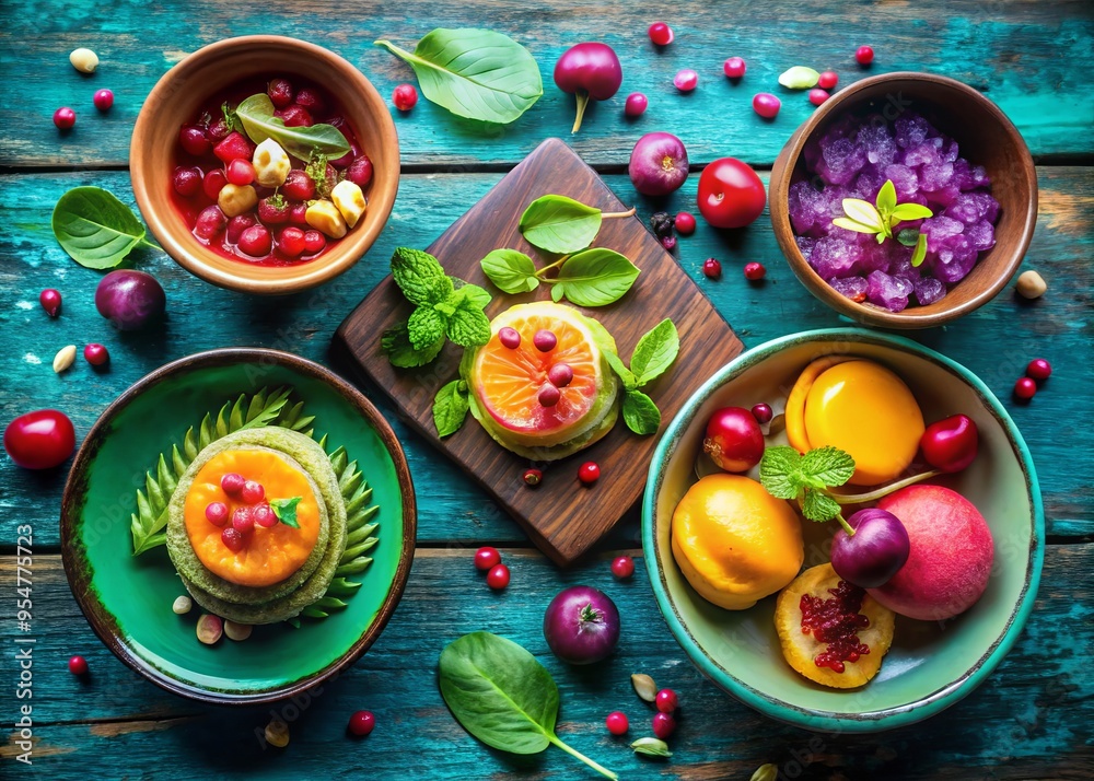 Vibrant hues injected with edible flowers burst forth, delighting the eyes and tantalizing taste buds with an Instagram-worthy pop of color. Vibrant hues injected with edible flowers burst forth, delighting the eyes and tantalizing taste buds with an Instagram-worthy pop of color.