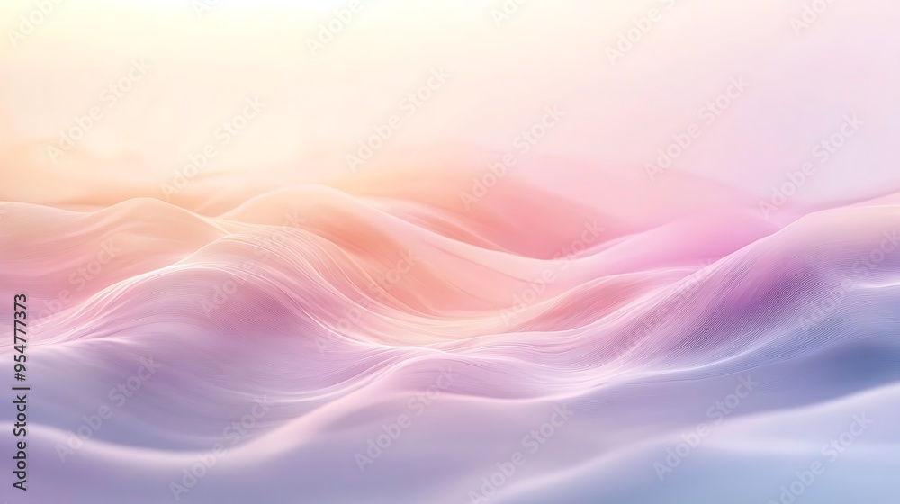 Tranquil Pastel Waves - Serene Abstract Background with Soft Flowing Water Patterns in Calming Pastel Tones Tranquil Pastel Waves - Serene Abstract Background with Soft Flowing Water Patterns in Calming Pastel Tones