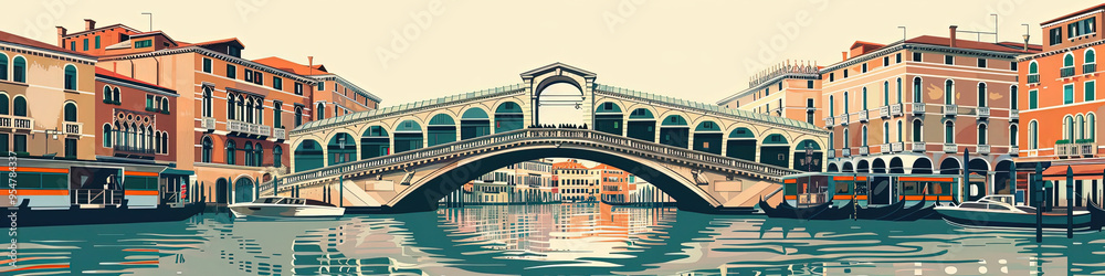 Stunning Rialto Bridge: A Geometric Perspective Stunning Rialto Bridge: A Geometric Perspective