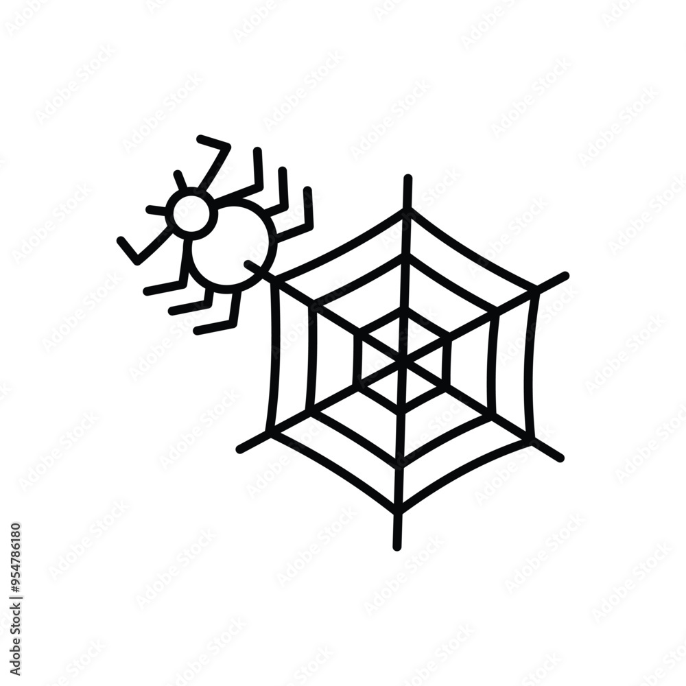 Spider Bite icon vector stock illustration Spider Bite icon vector stock illustration