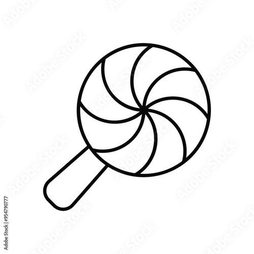Lolipop icon vector stock illustration