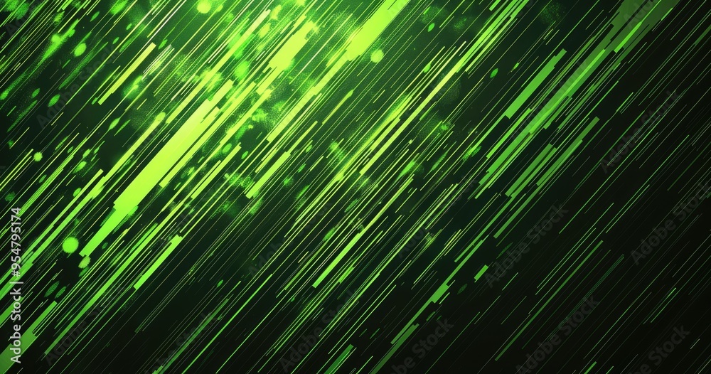 A vibrant abstract design featuring green streaks and light effects, ideal for backgrounds or digital art projects. A vibrant abstract design featuring green streaks and light effects, ideal for backgrounds or digital art projects.