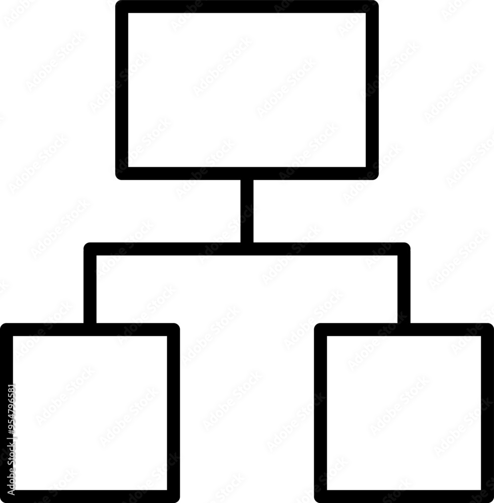 Flowchart. Hierarchy vector icons. Org chart. Organizational flow. Vector Flowchart. Hierarchy vector icons. Org chart. Organizational flow. Vector